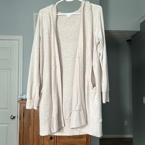 Hooded cardigan